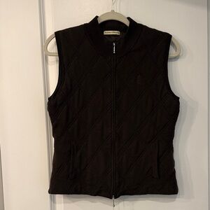 Fairway & Greene Dark Brown Quilted Vest